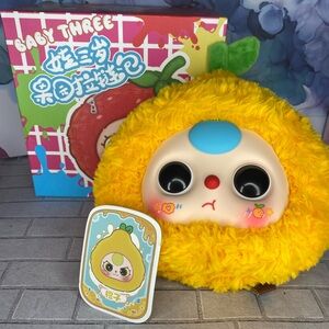 BABY THREE Fruit Garden Zipper Pouch Blind Box